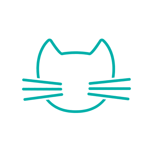 teal cat icon